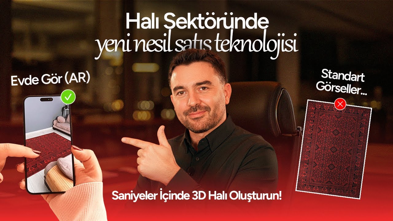 Carpetify Nedir? | Halı Sektöründe Yeni Nesil 3D & AR Satış Teknolojisi (Kullanım Rehberi)