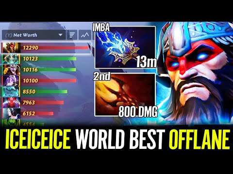 Iceiceice World Best Offlaner - Beastmaster Super fast Farm 13m Aghanim's Scepter Dota 2