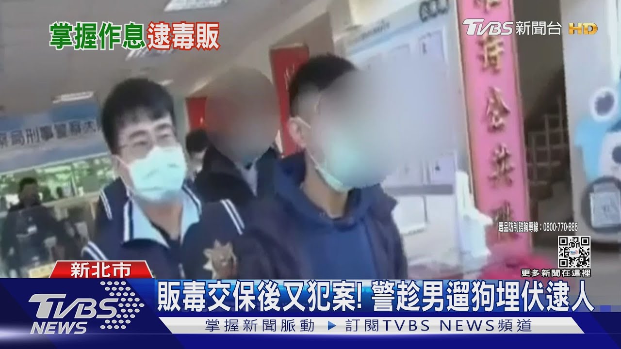 販毒交保後又犯案!男趁夜遛狗散步遭逮 同夥槍毒全曝光