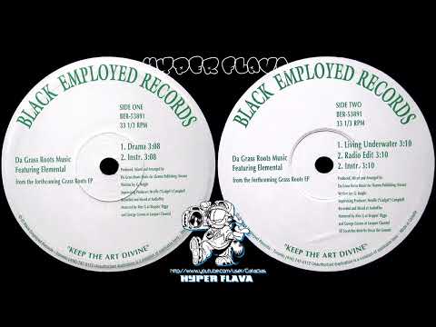 Da Grassroots - Drama / Living Underwater (Full Vinyl, 12") (1995)