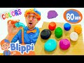 Blippi Learns And Plays With Colors Toys And Shapes Educational Videos For Kids