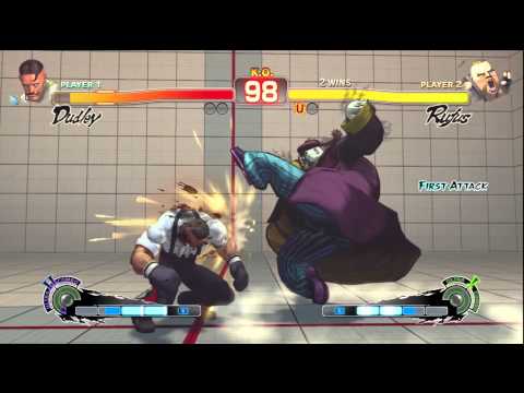Sal ( Dudley ) VS NEKROPHILIC ( Rufus ) Super Street Fighter IV Casuals At My Place On 05-21-11