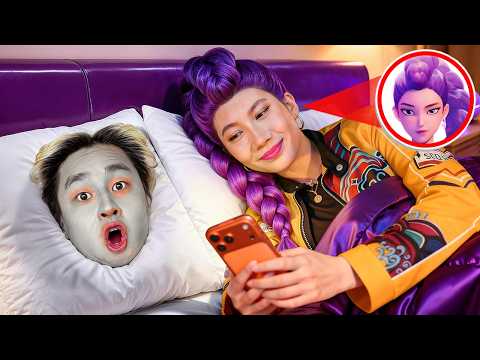 I Met KPop Demon Hunters Using Extreme Camouflage!