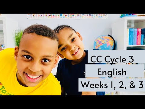CC Cycle 3, English. Weeks 1, 2, & 3