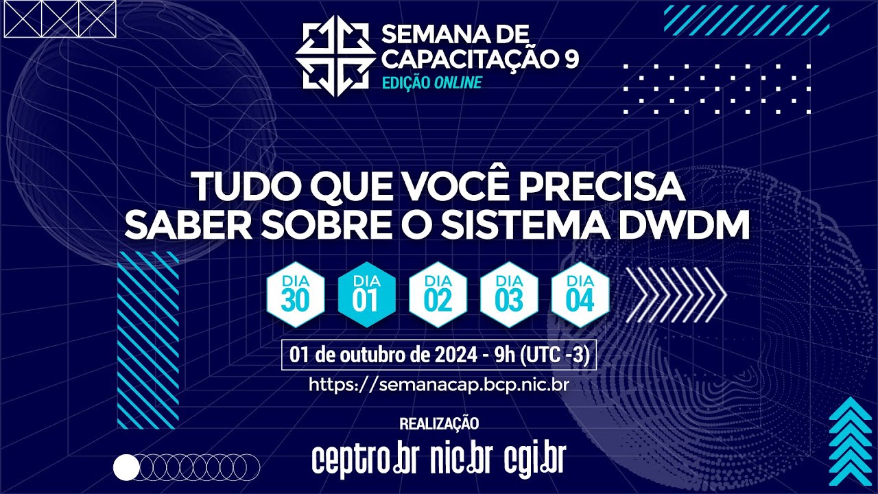 [#SemanaCap 9] Curso - Tudo que você precisa saber sobre o sistema DWDM
