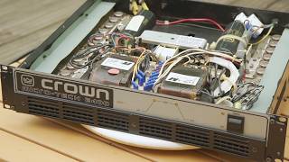 Video thumbnail for Look inside Crown Micro-Tech 2400 (King of Amplifiers) by Techscrew