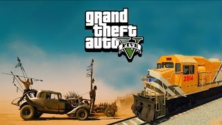 TRUCK VS TRAIN - GTA 5 Gameplay