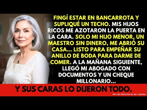 Fingí estar sin hogar y en bancarrota. La única que me abrió la puerta fue la nuera que despreciaba