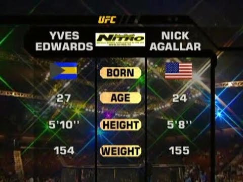 Yves Edwards vs Nick Agallar full fight