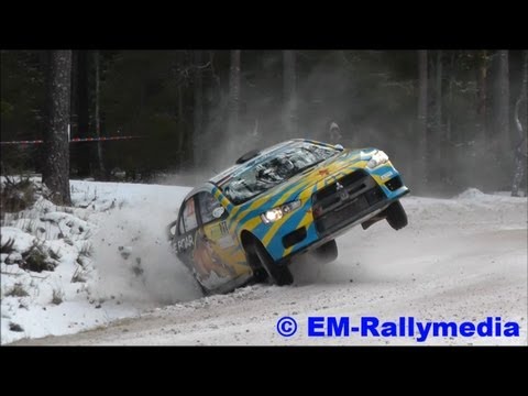 ERC Rally Liepaja-Ventspils 2013 (Incl. 2 crashes and close calls)