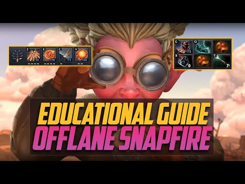 How to play Utility Offlane Snapfire (Educational Guide)