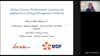 (Online) Convex Reinforcement Learning and Applications to Energy Management Problems
