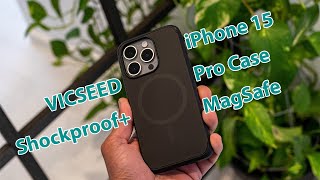 VICSEED Shockproof+ for iPhone 15 Pro Case with MagSafe