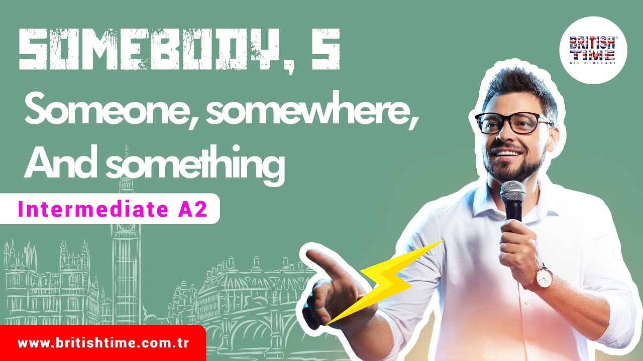 Somebody, someone, somewhere, and something. Intermediate A2