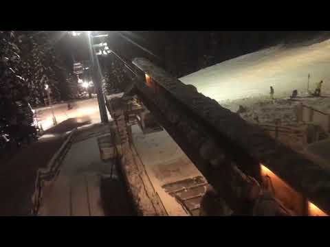 Discesa Cabinovia “Doss Pelá” By Night Andalo