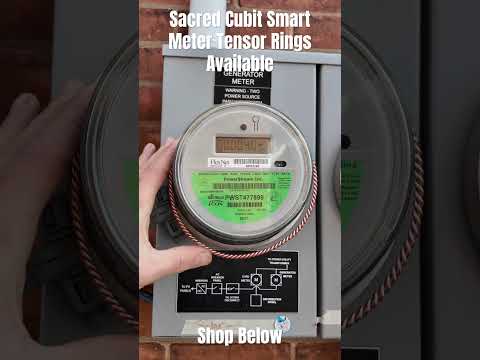 Sacred Cubit Smart Meter Tensor Rings Available In The Shop! Harmonize your Home! Shop Below!