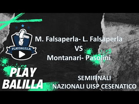 🔥🔥SEMIFINALI🔥🔥 M. Falsaperla- L. Falsaperla VS Montanari- Pasolini Nazionali UISP Cesenatico