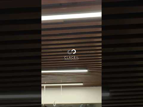 50mm U Shape Baffle Ceiling System (Galvanized steel & Aluminium)