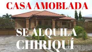 preview picture of video 'Casa amoblada David Chiriqui. Furnished home rent David, Panama.  Prestige Panama Realty. 6981.5000'