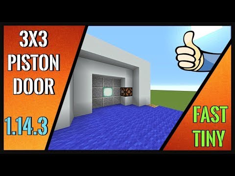 How To Build 3x3 Piston Door