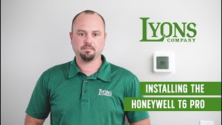 Installing A Honeywell Lyric T6 Pro