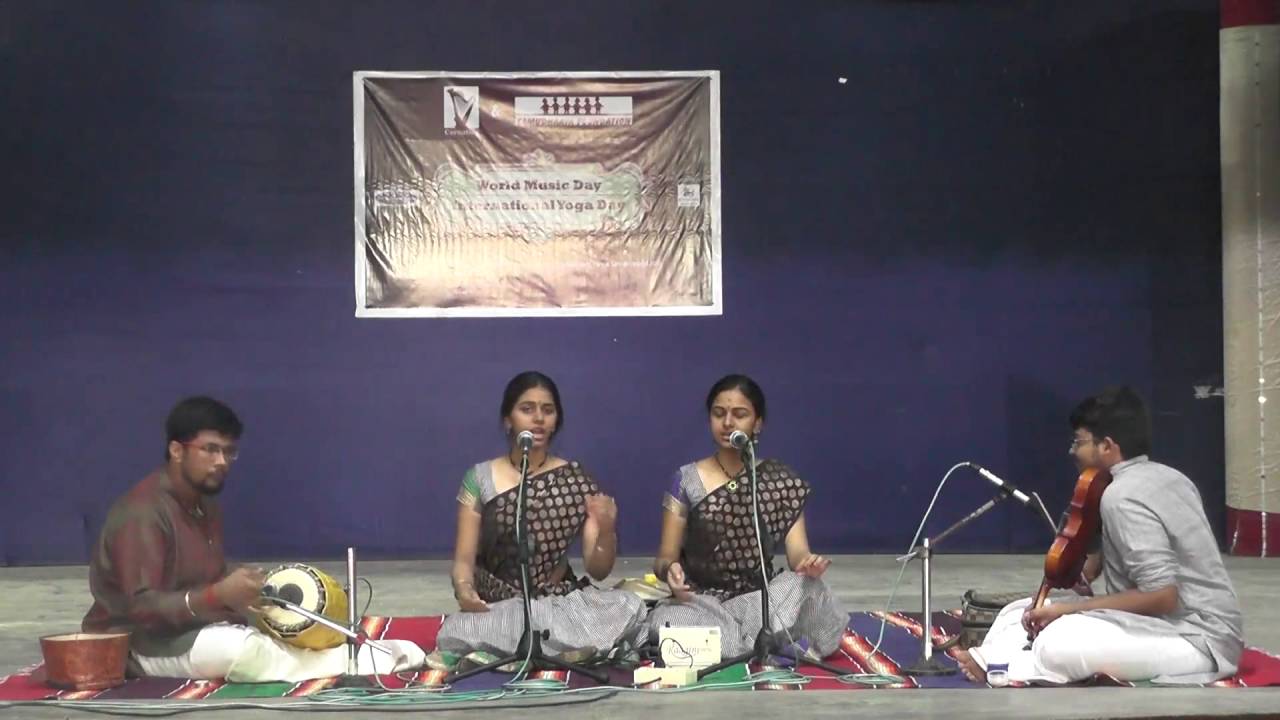 World Music Day Celebrations | International Yoga Day | Anahita Ravindran & Apoorva Ravindran