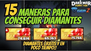 Dark War Survival: 15 FORMAS DE CONSEGUIR DIAMANTES FÁCILMENTE!