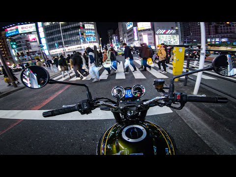 Kawasaki Z900RS Night Ride | Pure Engine Sound Only
