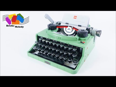 LEGO Ideas 21327 Typewriter - Bricks Melody Speed Build