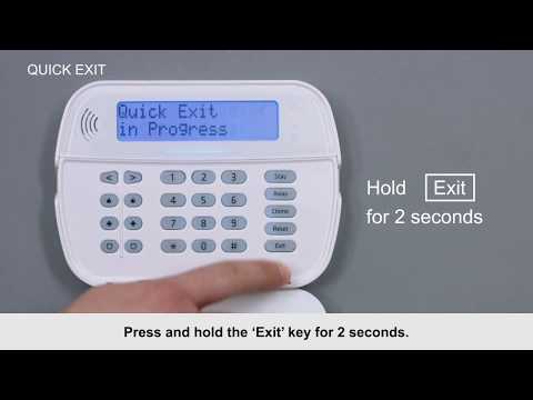 Activating Quick Exit on the PowerSeries Neo LCD Keypad