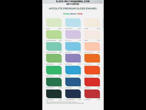 Apcomin Industrial Enamel Paint (Soft Sheen Finish) - 20 L (for Wood Surfaces)