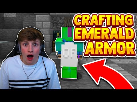 CRAFTING OVERPOWERED EMERALD ARMOR! **1 BILLION DOLLAR DUEL!** | Minecraft OP Prison | RetroMC [8]