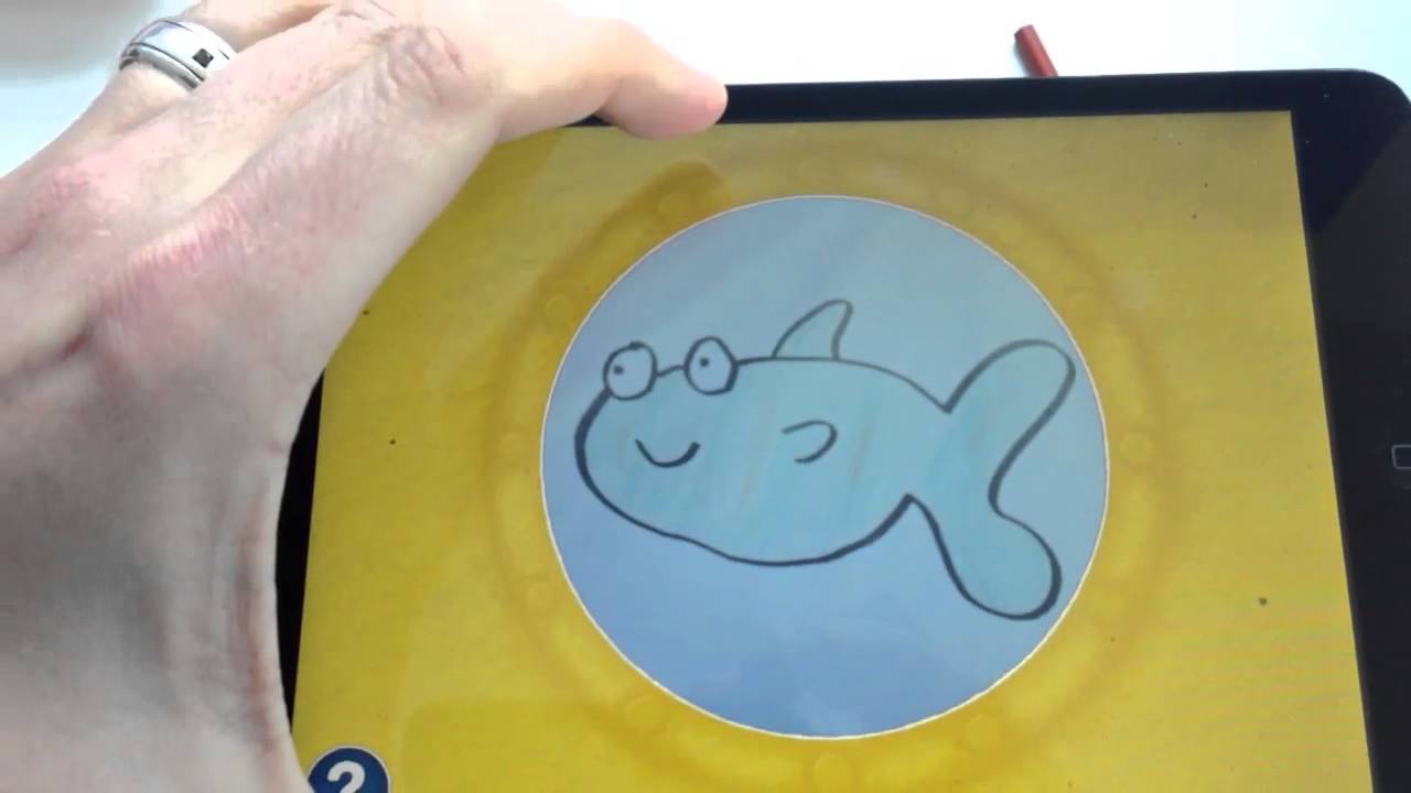 SquiggleFish iPad app for kids - YouTube