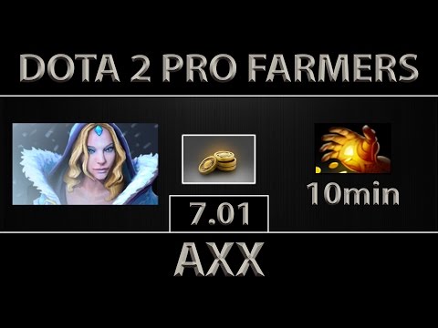 Axx Crystal Maiden Fast Farm ► The Best Maiden ► Dota 2 [7.01]