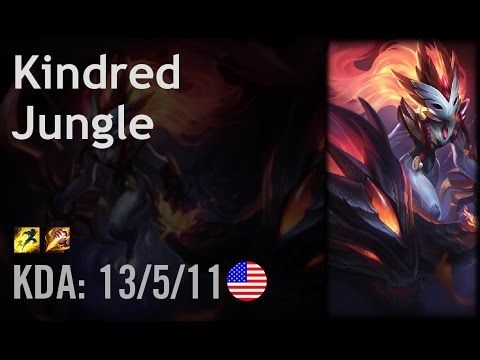 Kindred Jungle vs Nidalee - Kirei - NA Challenger Path 6.2