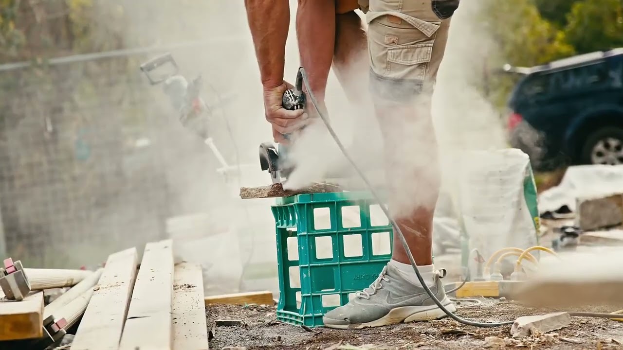 Savannah Wall cladding Installation - The Sociable Weaver - Flinders, Victoria