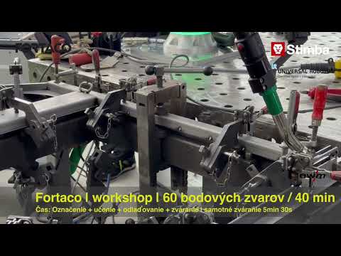 Fortaco | bodové zváranie kabín s UR20 a EWM | workshop