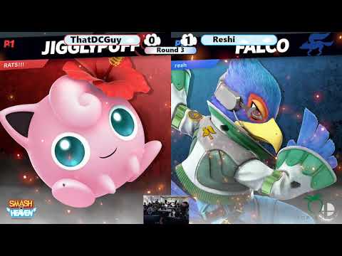 SD ARCADIAN @ SMASHxHEAVEN -ThatDCGuy (Jigglypuff) vs. Reshi (Falco) - Round 3