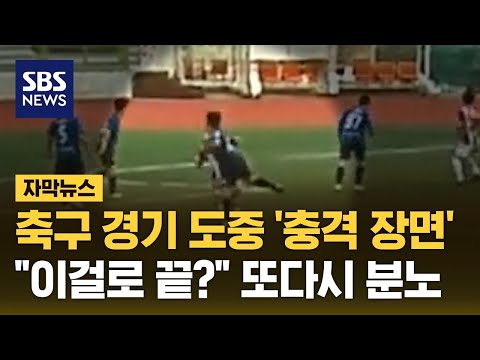 공분 일으킨 '후두부 폭행' 사건…10년이면 끝? 축구팬들 '분노'(자막뉴스)