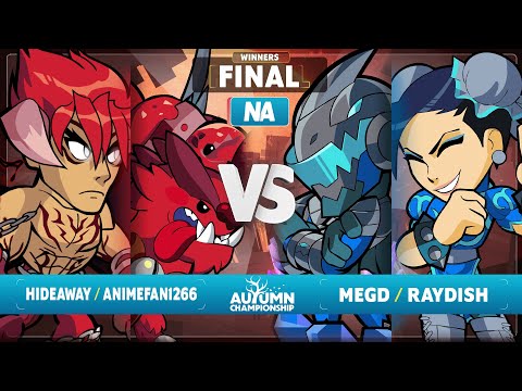 MegD & Raydish vs Animefan1266 & Hideaway - Winners Final - Autumn Championship 2023 - NA 2v2
