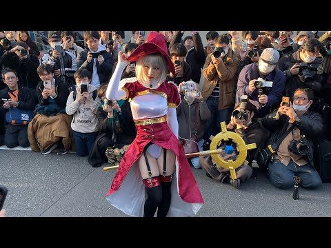 えなこ、6年ぶりコスプレ参加。えなこ円陣からえなこロード誕生⁉️素晴らしいロードでした❣️