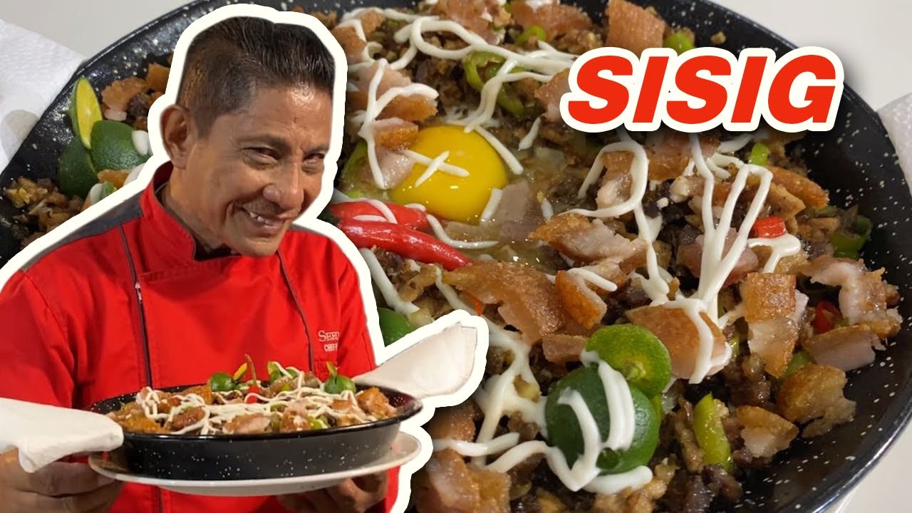 CRISPY PORK SISIG  Recipe| CHEF BOY LOGRO