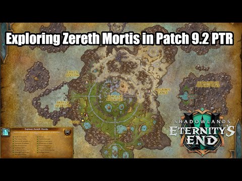 Exploring All The Places in Zereth Mortis Zone in Patch 9.2 PTR WoW ShadowLands Eternity's End