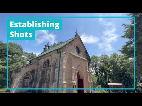 What are establishing shots in films?