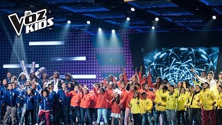 Los equipos cantan La Maldita Primavera - Batallas | La Voz Kids Colombia 2018