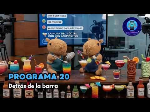 Streaming Espacio Joven - Programa 20: Detrás de la barra con Juan Rattero y Marce Maldonado 🍹🥂🍾