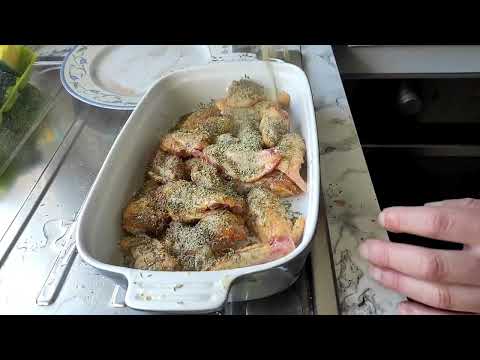 Alitas de pollo al horno
