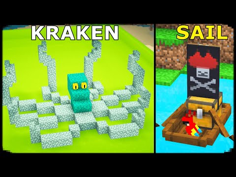 Minecraft | TOP 15 Pirate Build Hack and Ideas