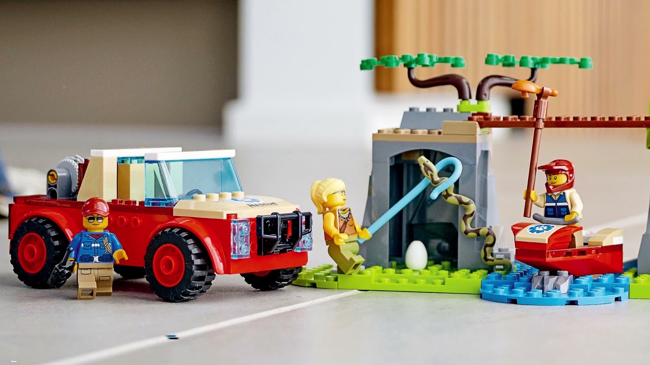 LEGO City – Záchranárske terénne auto do divočiny