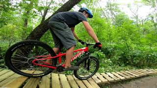 New feature 'Whale tail' on Junkyard Goat trail